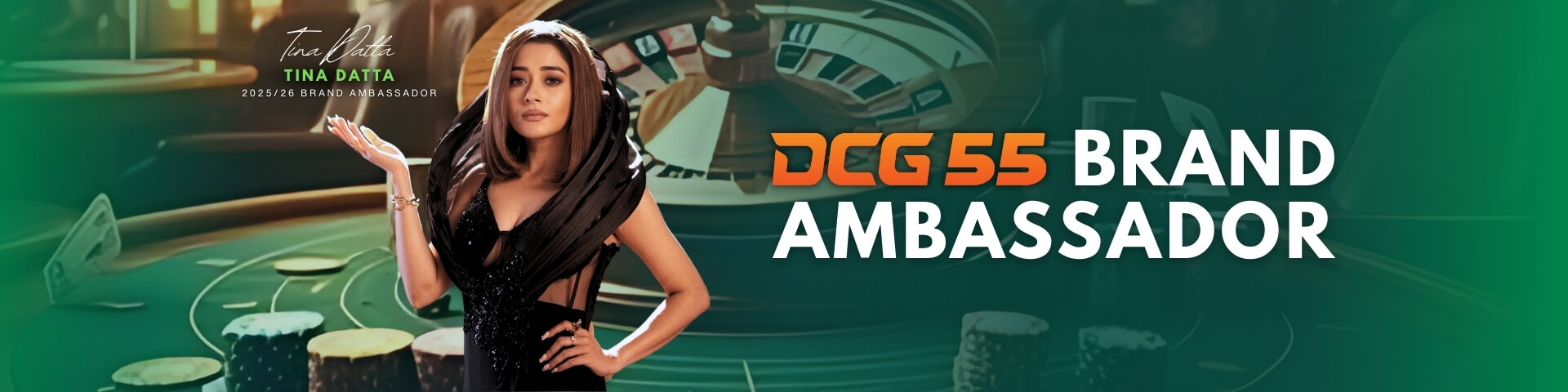 Tina Datta, DCG55 brand ambassador 2025/26